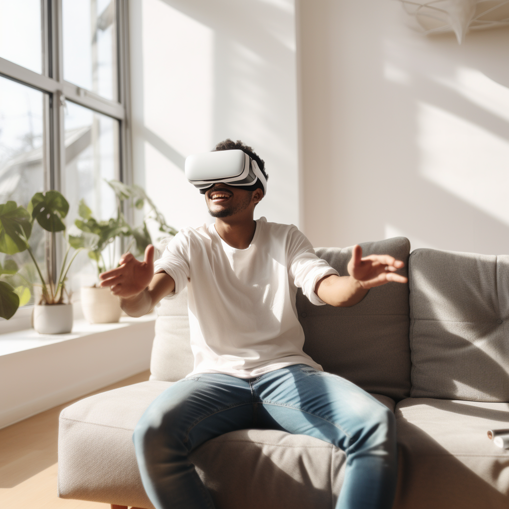 MarkMorrell_A_young_trendy_man_wearing_VR_glasses_sitting_on_co_47b07269-f3f4-4984-bc6f-bba018795b7b
